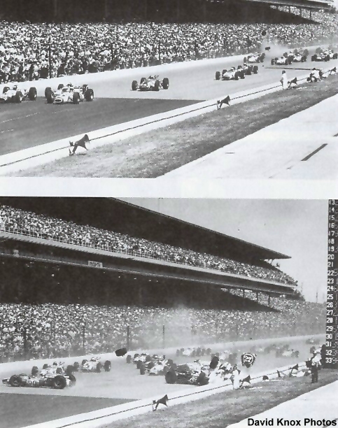 The 1966 Indy 500 start