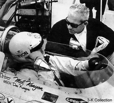 Mel and new teammate Bob Veith at Indy 1968